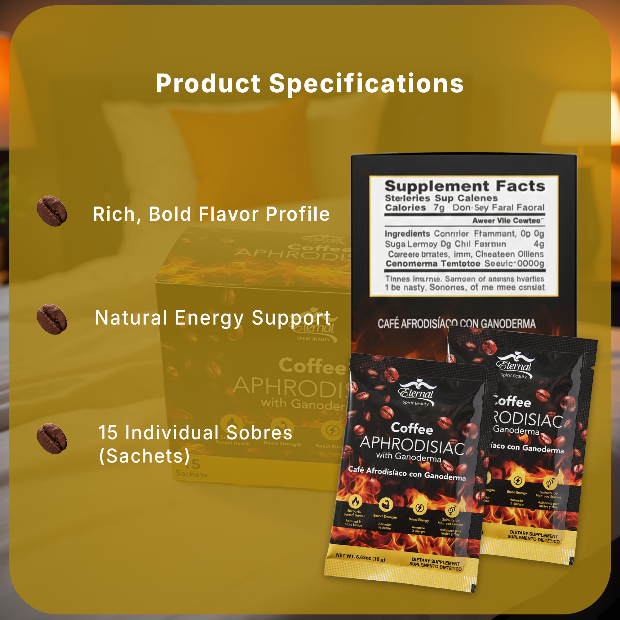 Eternal Spirit Coffee Aphrodisiac with Ganoderma