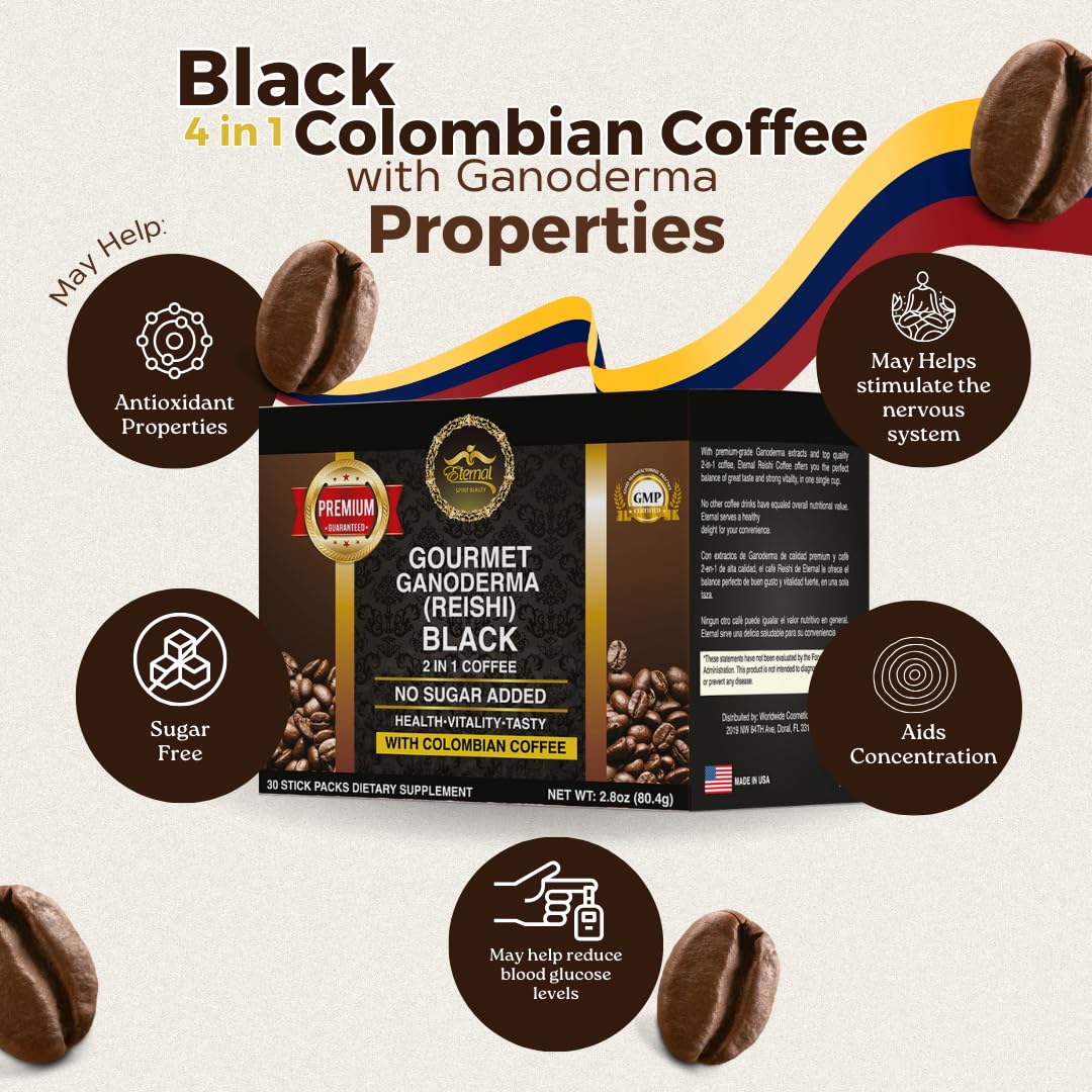 Eternal Spirit Colombian Instant Coffee Singles (30 Sachets)